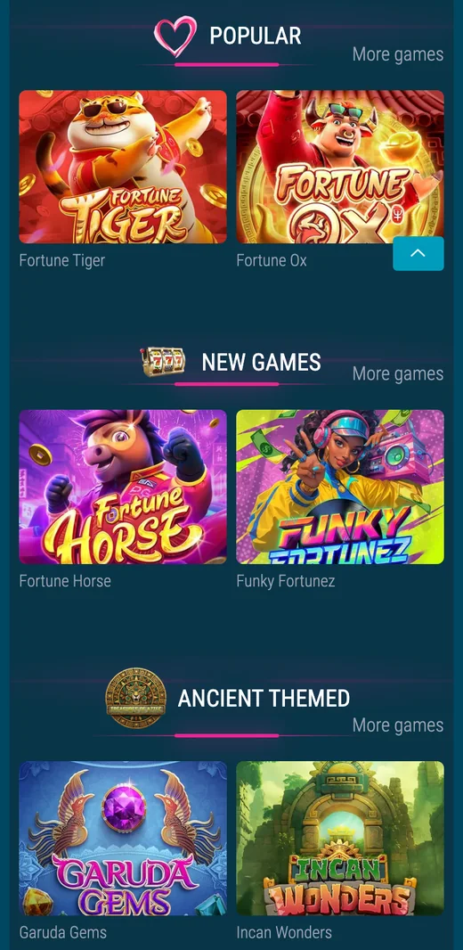 Play1.Bet casino on a phone