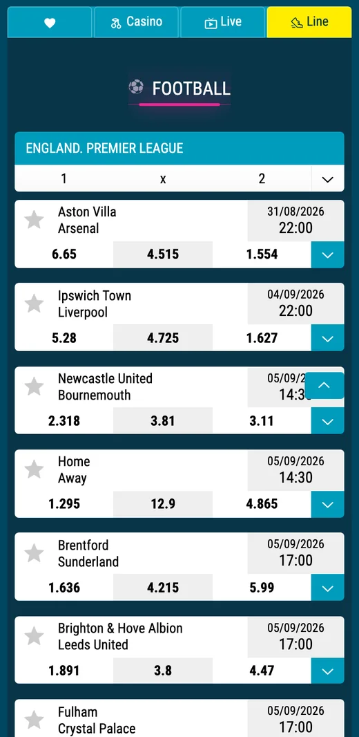 Play1.Bet sportsbook on a phone